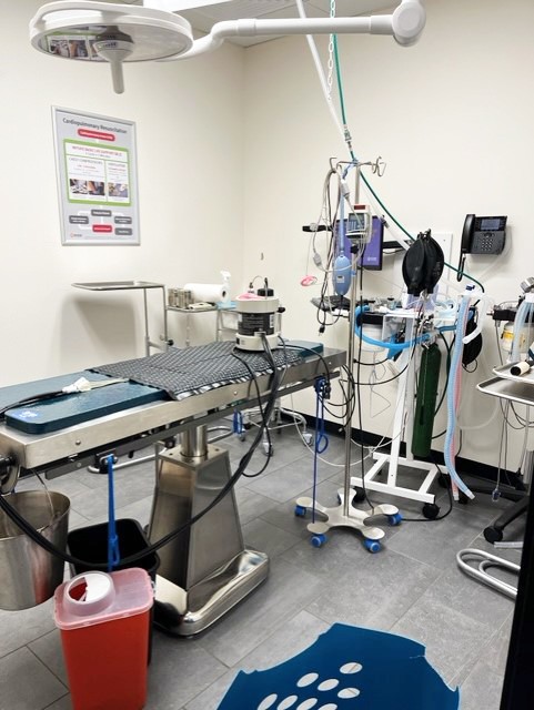 The surgery suite of the Coon Rapids hospital
