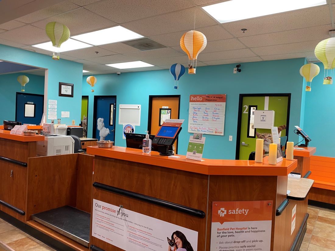 Lobby at Banfield Pet Hospital - Oak View